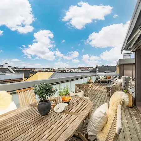 Penthouse With Roof Terrace By The Royal Park, Sauna, 3 Bath Oslo