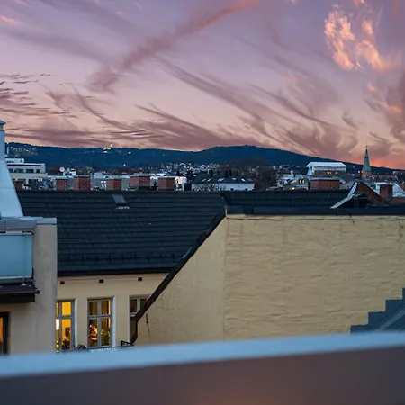Lejlighed Penthouse With Roof Terrace By The Royal Park, Sauna, 3 Bath Oslo